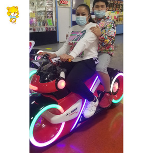 Haojile Shopping Mall Kids Motorcycles Ride Rechargeable Battery Motorbike Bumper Car Amusement Ride For Sale