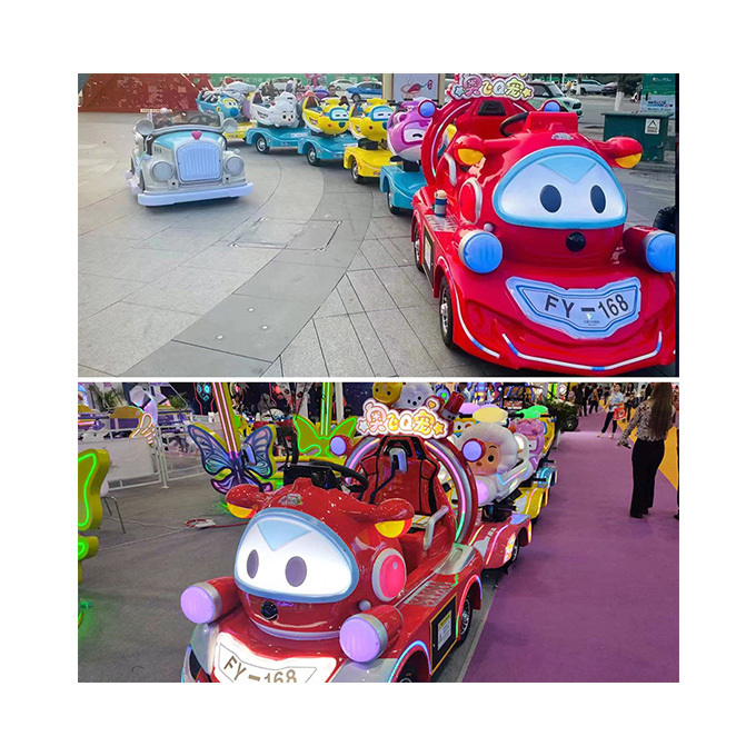 New Design Sightseeing Trackless Road Big Train Mini Children'S Party Trains Mini Shopping Mall Ride On Trackless Train