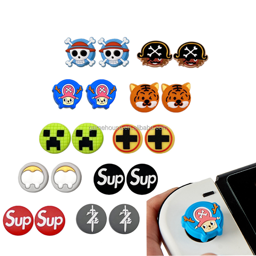 Wholesale thumb Stick Caps Silicone Thumb Grip Caps for Nintendo Switch Analog Caps