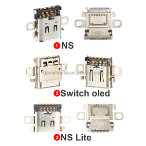 For NS Switch OLED Usb Charging Port Socket Lot For Nintendo Switch Lite Console Charger Port Power Connector Type-C Socket Port