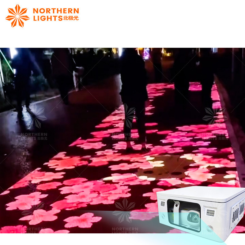 Projection Mapping 3d Interactive Outdoor Floor Projection Interact Projector Earn Money Business Equipment Amusement