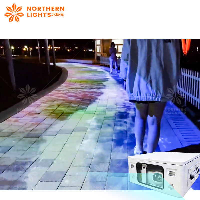 Projection Mapping 3d Interactive Outdoor Floor Projection Interact Projector Earn Money Business Equipment Amusement