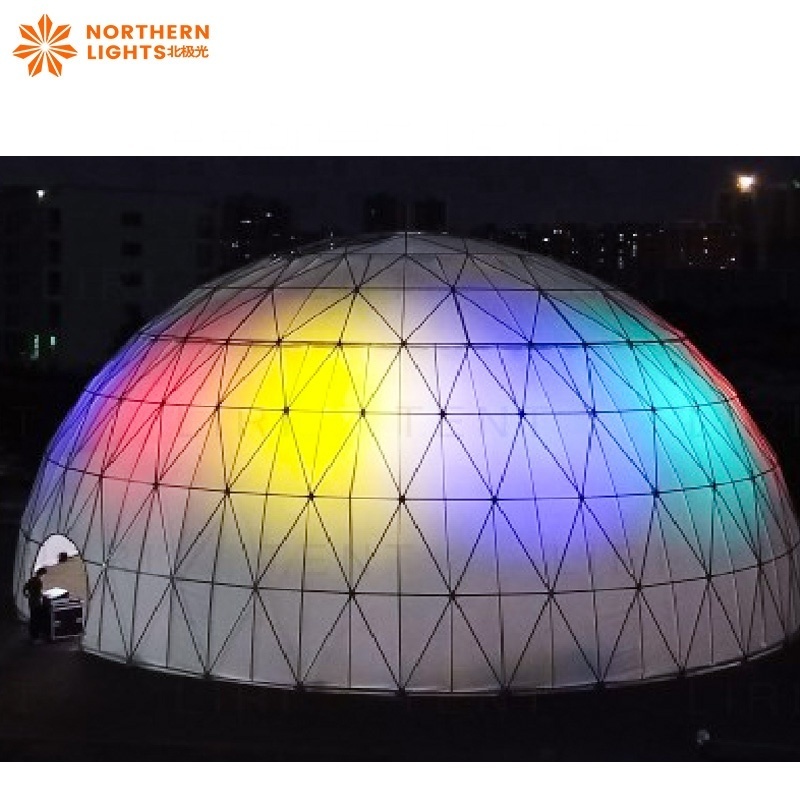 Supply full dome projection video planetarium dome cover screen 360 degree cinema tent imax dome theater projector