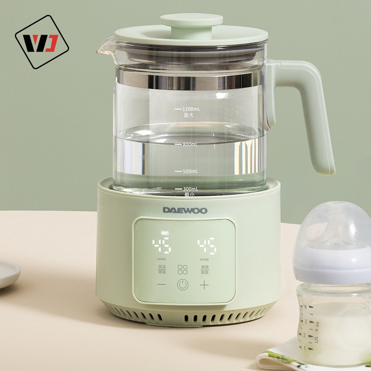 Popular high borosilicate glass baby formula milk kettle household disinfection sterilization baby water kettle milk bottle warm