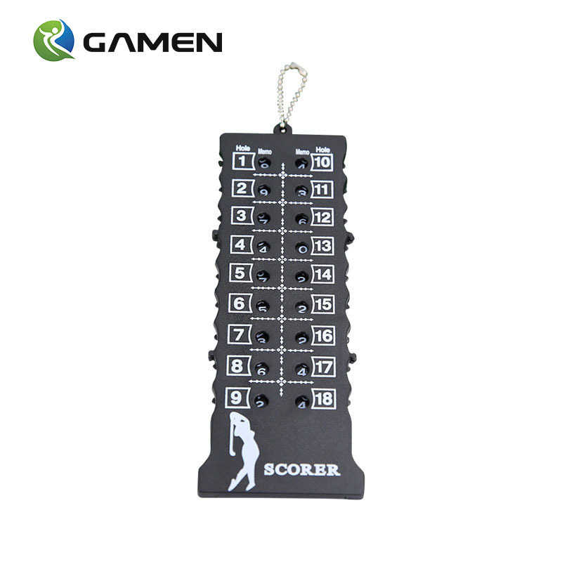 GAMEN Wholesale 18 Hole Golf Score Counter Golf Stroke Counter Scoreboard with Key Chain Golf Tally Keeper