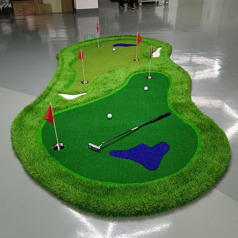 GAMEN Durable Artificial Golf Course Sports Lawn Synthetic Golf Grass Turf Mini Indoor Custom Golf Putting Green