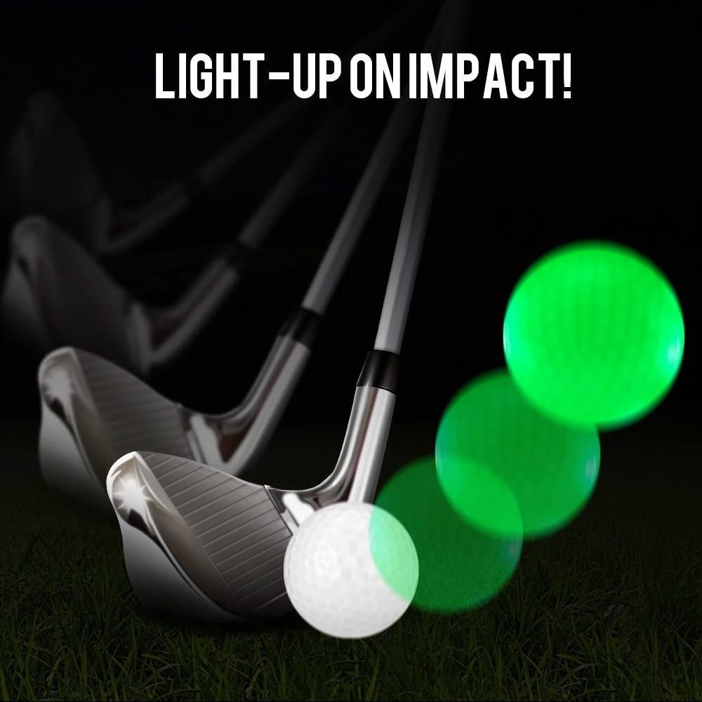 Gamen Night Golf Balls Park Golf Glow in the Dark LED Golf Ball