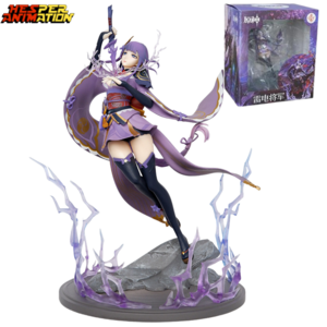 28cm 11.02inches Genshin Impact Raiden Shogun With Color Box PVC Resin Hentai Adult Sexy Girl Model  Action Figure Anime Figure