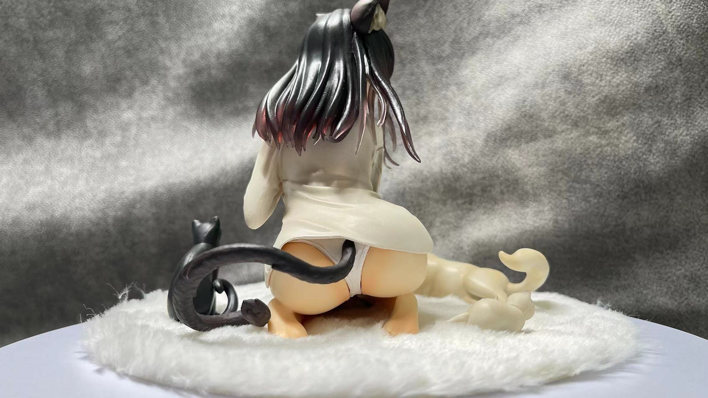 14cm 5.51inches Koyafu Cat girl Sexy Girl Nude Hentai Skytube Character PVC Model Toy Hentai Manga Nude Sexy Cat Girl Figure