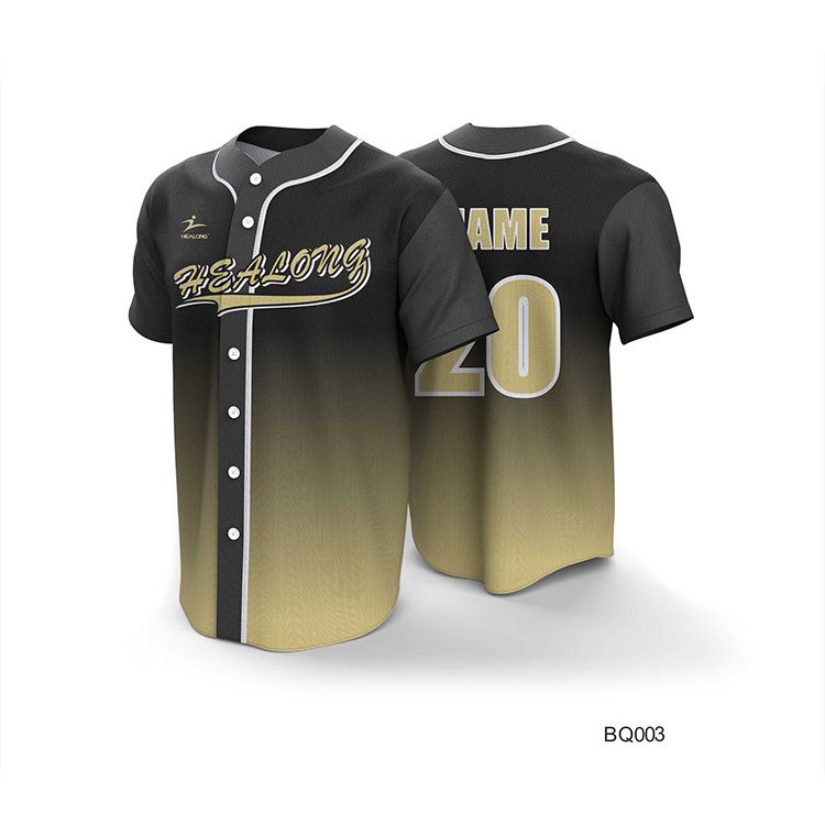 Cheap Blank Baseball Jerseys Custom Baseball Uniform 100% Polyester And Cotton Fabric Jersey Baseball Shirt