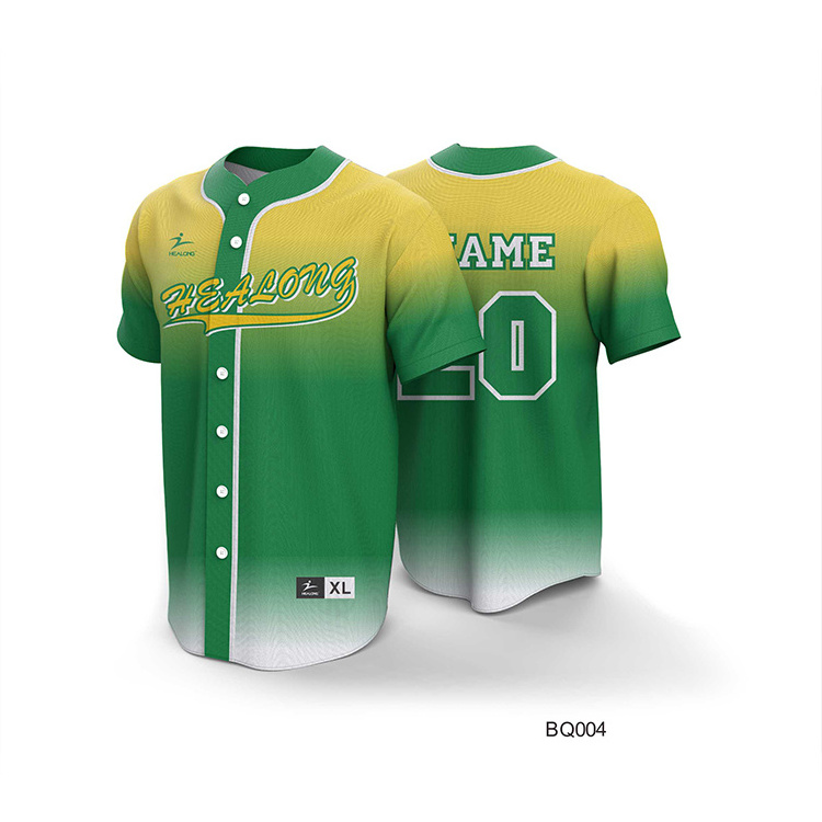 Cheap Blank Baseball Jerseys Custom Baseball Uniform 100% Polyester And Cotton Fabric Jersey Baseball Shirt