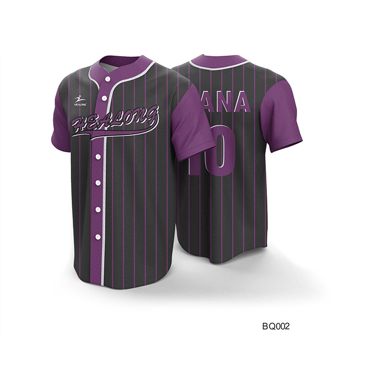 Cheap Blank Baseball Jerseys Custom Baseball Uniform 100% Polyester And Cotton Fabric Jersey Baseball Shirt