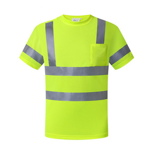 Wholesale 2022 Customized Outdoor Safety Wear 2022 High Quality Light Weight Best Design Safety Working T Shirt Men