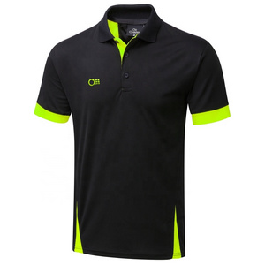 yellow\black  sports polo shirt