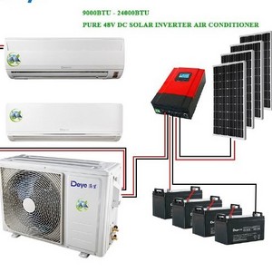 New products 48V dc air conditioner 12000btu solar air conditioner 1.5HP 1 ton air cooler for 14-21m2 room use