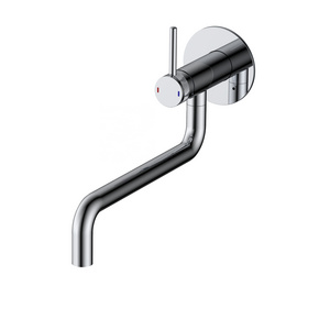 Concealed Mixer kitchen one hole single handle wall mounted faucet hot and cold water mixer built in faucet