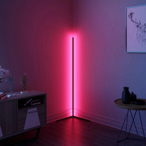 Nordic Stand Minimalist Smart Led Floor Lamp Modern Design Led RGB Corner Floor Lamp Light For Living Room sound activated light