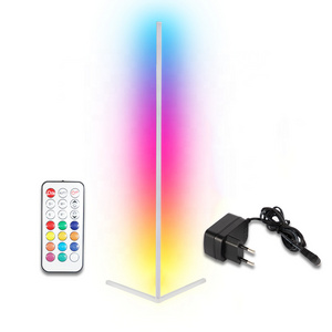 Nordic Stand popular Smart Led Floor Lamp Modern Design RGB multicolor living room light stand floor lighting ambient light