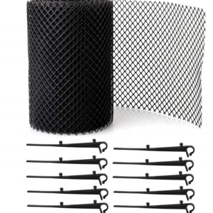 Garden Jardin Garten jardim Gutter Net Leaf Guard Leaf Catcher Rain Gutter Protection Weatherproof Black 6M Garden Net tool