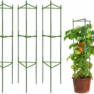 3 Pack Outdoor Garden Tomato Plant Cage Deformable Plant Support Stakes Trellis Cages for Climbing Vegetable