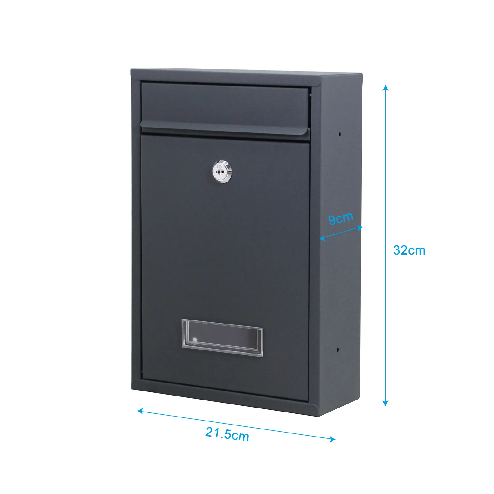 Metal Mailing Letter Box High Quality Post Box Accept Customization Popular House Mailbox outdoor