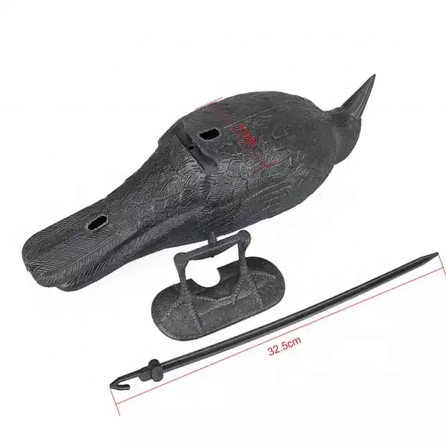 Outdoor Hunting Decoy Plastic Black Crow