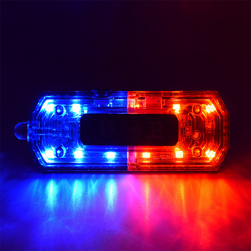 New Factory Wholesale Rechargeable Shoulder Mounted Red Blue Strobe Patrol Traffic Strobe Warning Shoulder Light