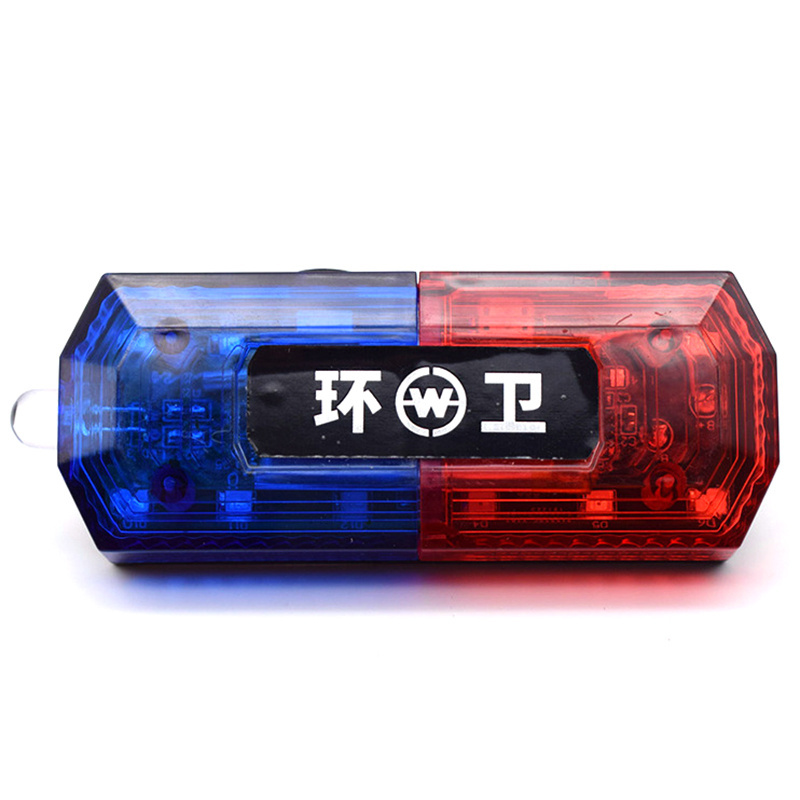 New Factory Wholesale Rechargeable Shoulder Mounted Red Blue Strobe Patrol Traffic Strobe Warning Shoulder Light