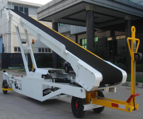 Aircraft Cargo Baggage Conveyor Belt Loader Vehicle For Airport