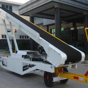 Aircraft Cargo Baggage Conveyor Belt Loader Vehicle For Airport