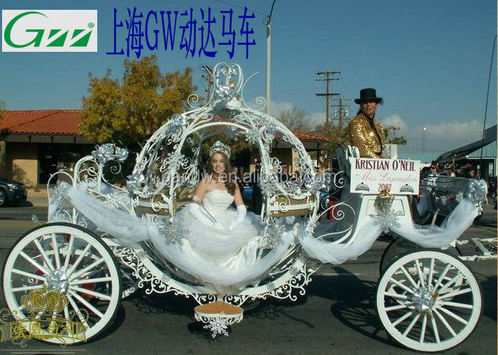 Pumpkin Horse Carriage Wedding Cinderella Horse Cart Horse Wagon