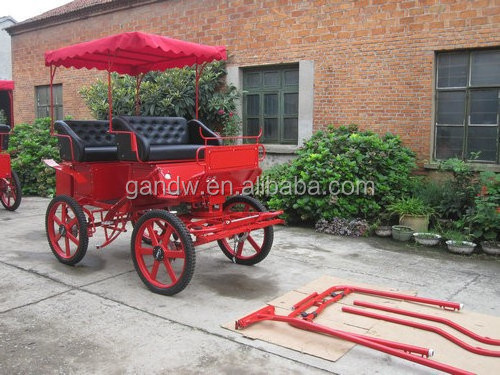 Royal Marathon Horse Cart Tourist Horse Carriage With Canopy