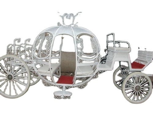 Cinderella Pumpkin Horse Cart Pony Horse Carriage For Horse Training Equipment Saddle Box