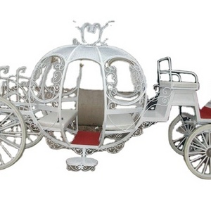 Cinderella Pumpkin Horse Cart Pony Horse Carriage For Horse Training Equipment Saddle Box