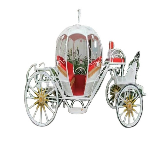 Cinderella Pumpkin Horse Cart Pony Horse Carriage For Horse Training Equipment Saddle Box