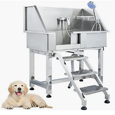 Pet Dog SPA Bath Tub  Multifunctional Dog Grooming  Bathtub Stainless Steel Pet Dog Cat  Bathing Tubs