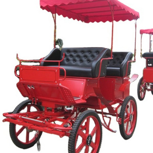 Royal Marathon Horse Cart Tourist Horse Carriage With Canopy