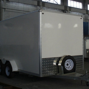 Enclosed Cargo Trailer With Rear Ramp Door