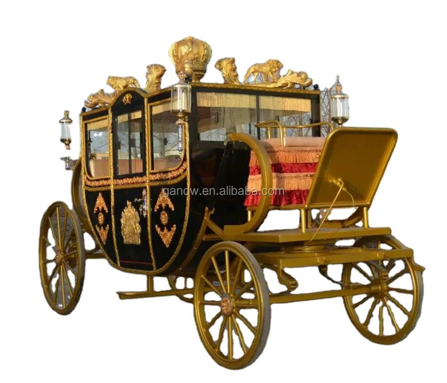 Victorian Design Royal  Horse Carriage Sightseeing Carriage  Horse Drawn Cart For Sale