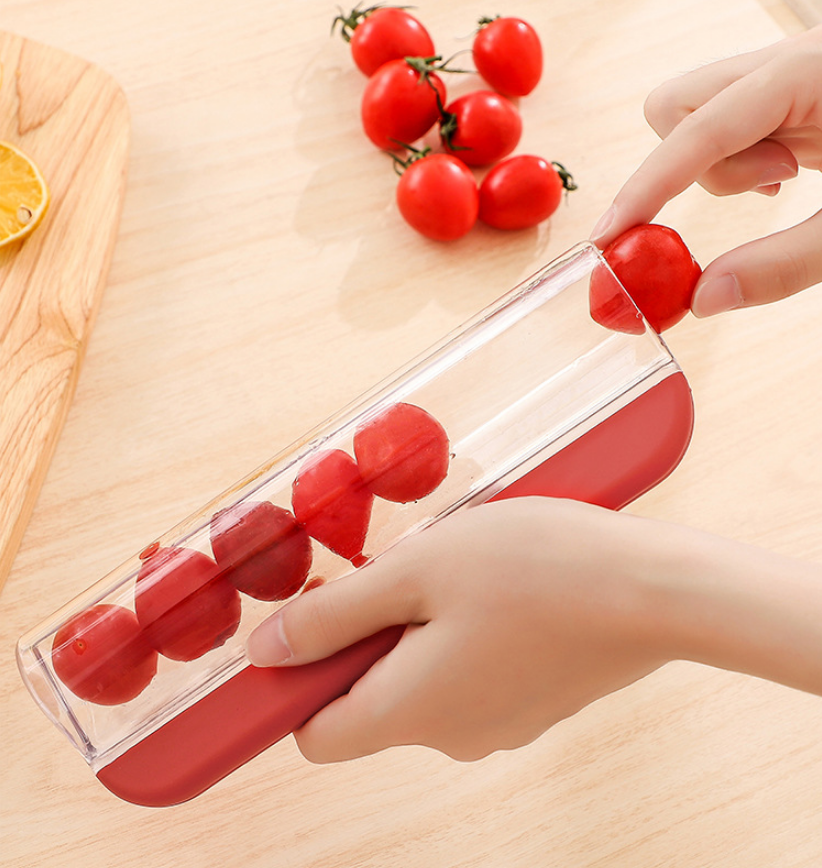 Kitchen Fruit Separator Manual Cherry Tomato Grape Quick Slicer