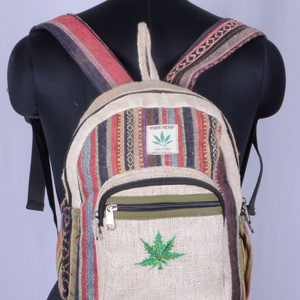 Hemp backpack bag knapsack sac a dos kindergarten mini backpack  for teen cool summer backpack rucksack HBBH 0019