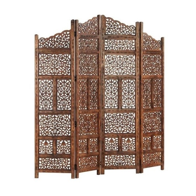 Traditional Four Panel Room Divider Design For Hotel Bed Room Office And School decoration and use