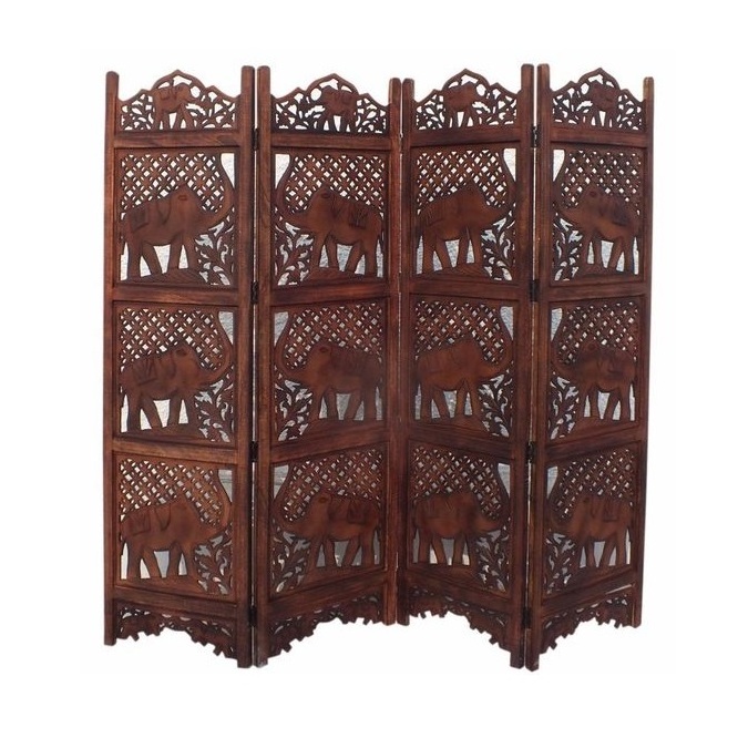 Traditional Four Panel Room Divider Design For Hotel Bed Room Office And School decoration and use