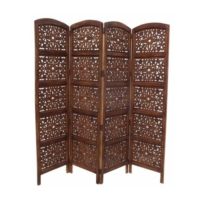 Traditional Four Panel Room Divider Design For Hotel Bed Room Office And School decoration and use