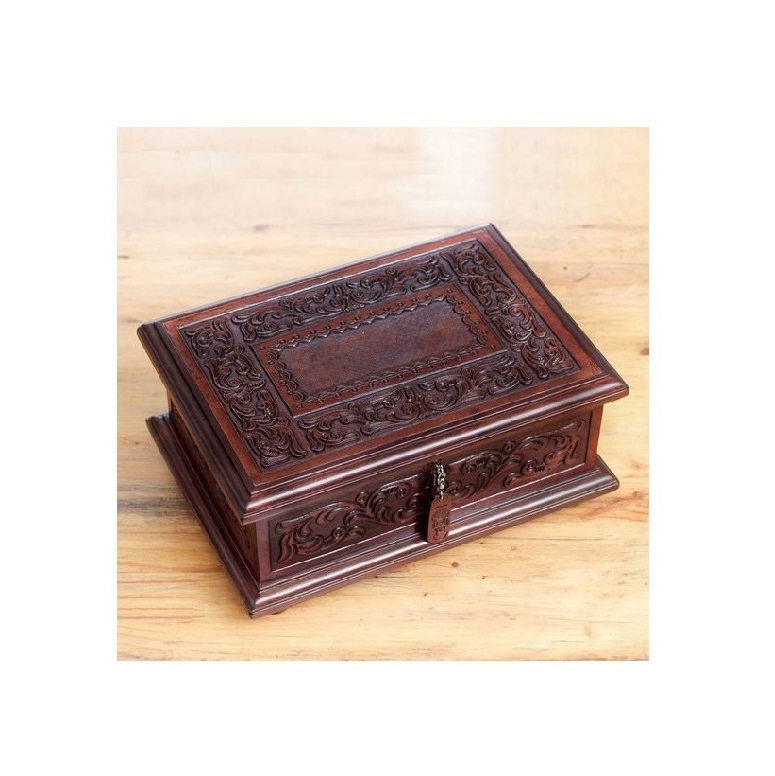 Antique Wooden Jewelry Box Handmade premium quality Wooden Box for Gifting and home decorative and customized