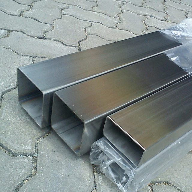 Accurate custom 316 square and rectangular stainless steel welded tubes