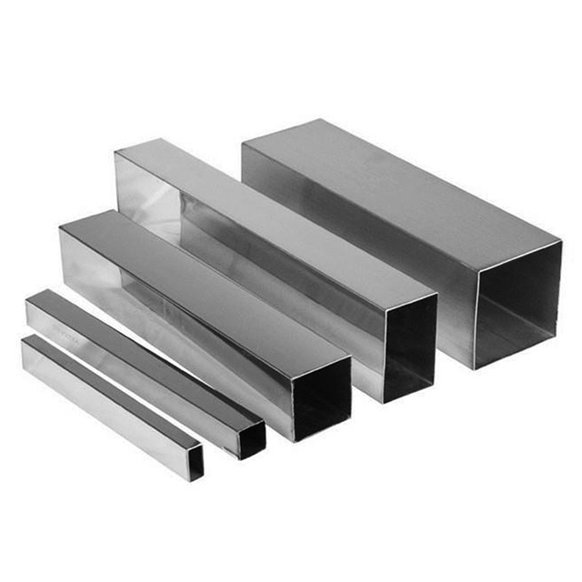 Accurate custom 316 square and rectangular stainless steel welded tubes