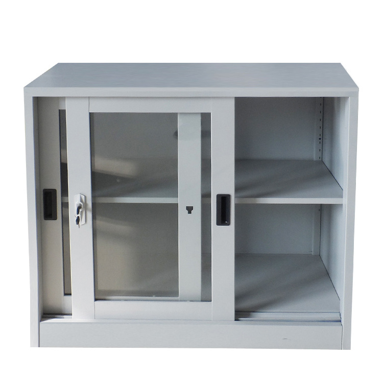 Factory sales low price Steel pantry cabinet flat pack key lock small kitchen cupboard