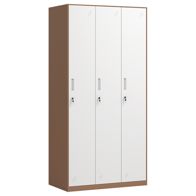 2024 GD lateral full height 3 doors steel storage cabinet metal clothes locker for locker room