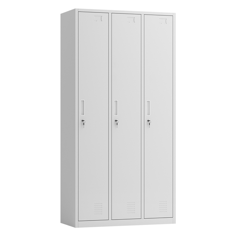 2024 GD lateral full height 3 doors steel storage cabinet metal clothes locker for locker room